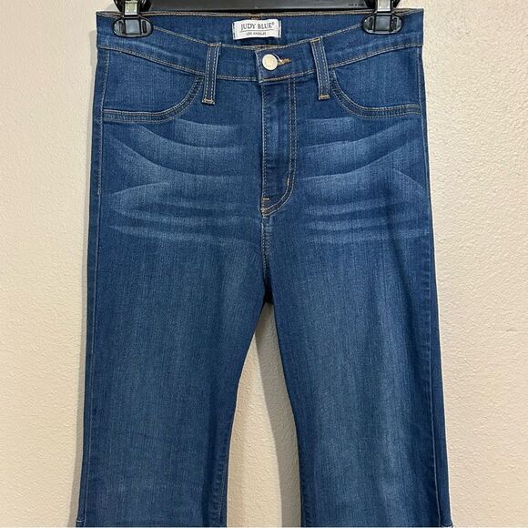 Judy Blue Memphis high waist super flare bell bottom jeans women’s size 9 / 29 - Picture 2 of 8